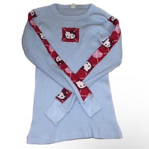 y2k 2000s sanrio hello kitty long sleeve ! size s